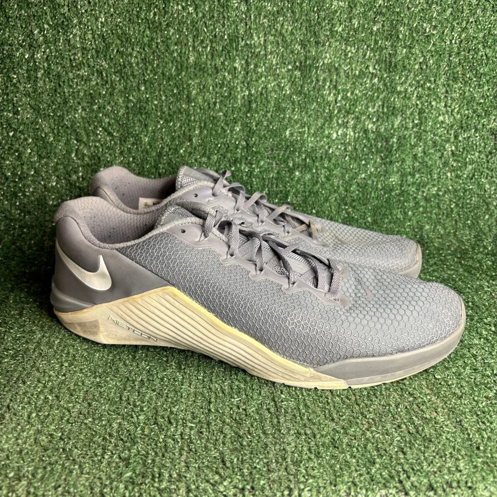 Nike Metcon 5 AQ1189-091 Mesh Training Cross-Training Athletic Grey Mens Size 14